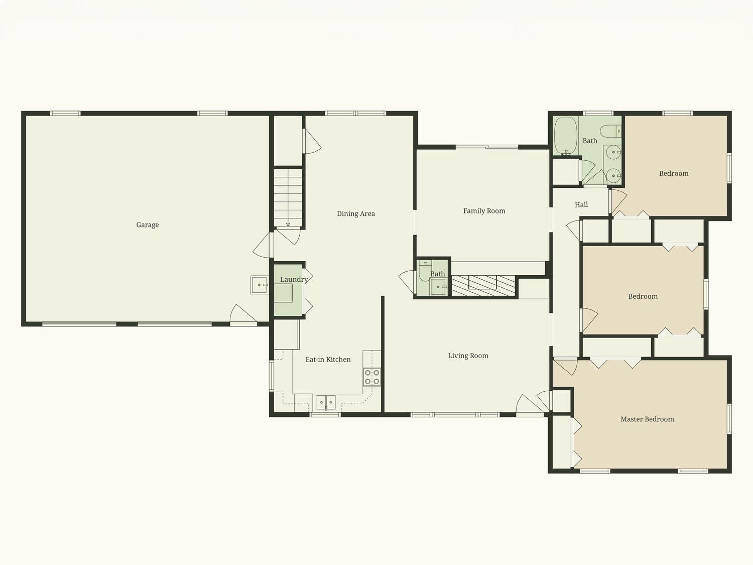 Floorplan of home in Lancaster PA