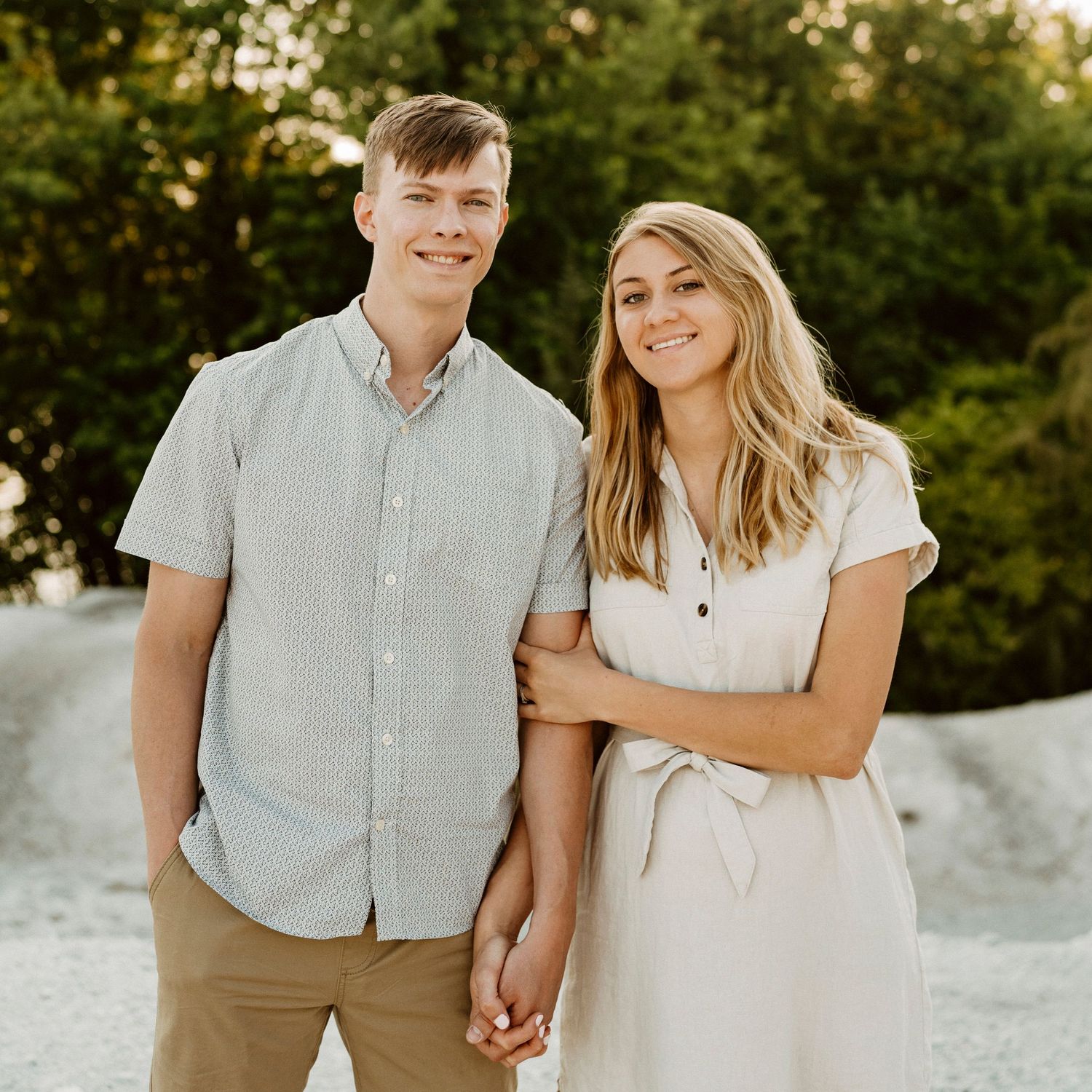 Portrait of Spencer & Mikayla Linton, Owners of Nicole + James Co. real estate photography in Lancaster PA.